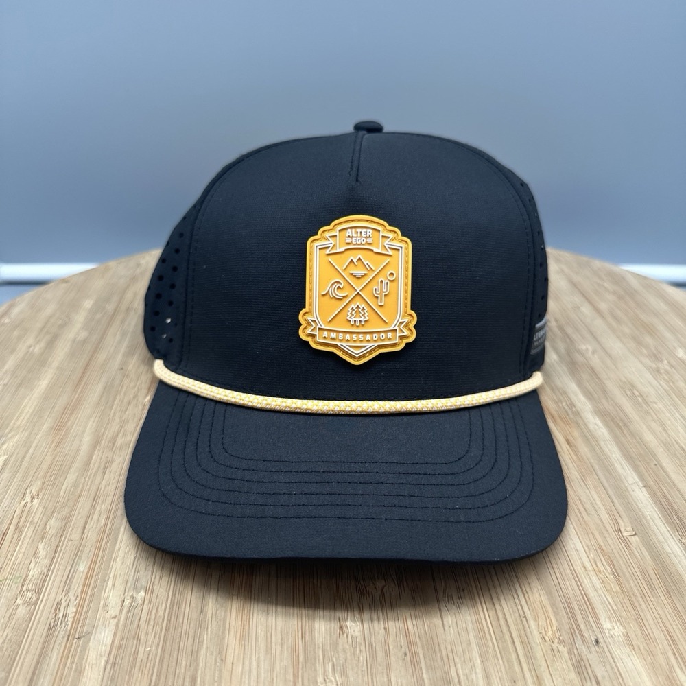 Alter Ego Running COASTER Ambassador Adjustable Snapback Rope Hat Cap Standard